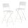 Polirattan folding bar stool garden chair white outdoor chair 