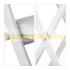 Polirattan folding bar stool garden chair white outdoor chair 