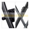 Polirattan folding bar stool garden chair black outdoor chair 