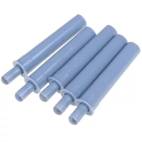   Becsapódás gátló 5 db Szekrényajtó ütköző 10x61mm szürke