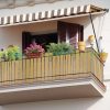 Privacy screen 120 cm x 10 m fence cover windbreak for balcony, terrace beige UV- and weatherproof shade