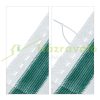 Privacy screen 120 cm x 10 m fence cover green and white windbreak for balcony UV and weather resistant shade