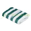 Anti-view 180 cm x 25 m fence cover green and white windbreak for balcony UV and weather resistant shade