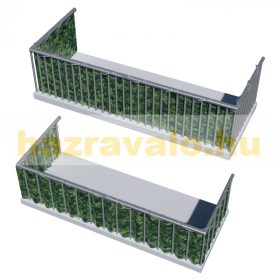   Erkély takaró kerítés belátásgátló kerítés 75 cm széles 6 méter hosszú levélhatású levélmintás