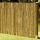 Bamboo privacy wood windbreak 180x180 cm natural