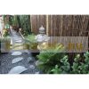 Bamboo privacy wood windbreak 180x180 cm natural