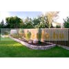 Bamboo privacy wood windbreak 180x180 cm natural