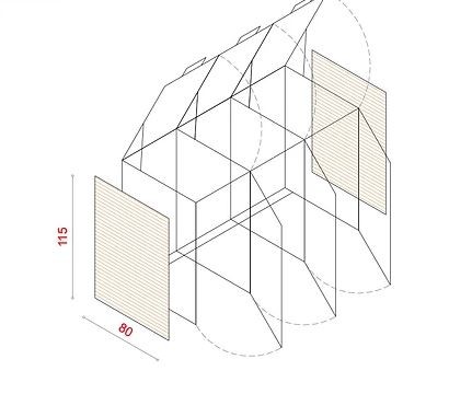 BioBox-115 Szemeteskuka tárolóhoz tartozó oldalsó panel