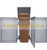 BioBox-120/75 Szemeteskuka tároló 240 és 360 literes kukák borítására 11x75x95 cm