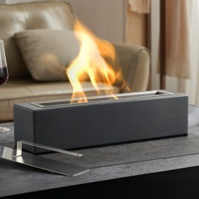   Füstmentes asztali bioetanol kandalló 380x100x135 mm kültéri és beltéri tűzrakó