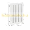 Space divider, safety grid, 3-panel fence for dogs or children, white