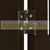 Space divider 92 cm high safety grid 4 panel fence for dogs or children brown