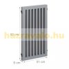 Space divider 92 cm high safety grid 3 panel fence for dogs or children gray