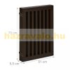 Space divider, safety grid 3 panel fence for dogs or children brown