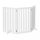 Space divider 91.5 cm high safety grid 3 panel fence for dogs or children white