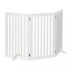 Space divider 91.5 cm high safety grid 3 panel fence for dogs or children white