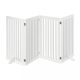 Space divider 91.5 cm high safety grid 4 panel fence for dogs or children white