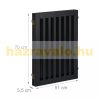 Space divider, safety grid 3-panel fence for dogs or children black