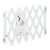 Biztonsági rács kihúzható bambusz panel 47,5-60 cm magas fehér védőkerítés kutyák védelmére lépcsővédő