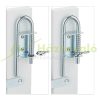 Safety grid extendable bamboo panel 47.5-60 cm high white protective fence to protect dogs stair guard