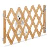 Safety grid extendable bamboo panel 47.5-60 cm high protective fence to protect dogs stair guard