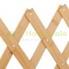 Safety grid extendable bamboo panel 47.5-60 cm high protective fence to protect dogs stair guard