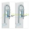 Safety grid extendable bamboo panel 70-82 cm high white protective fence to protect dogs stair guard