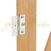 Safety grid extendable bamboo panel 70-82 cm high protective fence to protect dogs Stair guard