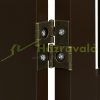 Space divider 70 cm high safety grid 3-panel protective fence to protect dogs or children brown protective fence