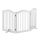 Space divider 70 cm high safety grid 3-panel protective fence to protect dogs or children white protective fence