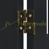 Space divider 70 cm high safety grid 4-panel protective fence to protect dogs or children black protective fence