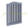 Space divider 70 cm high safety grid 3-panel protective fence to protect dogs or children gray protective fence
