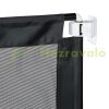 Safety grid panel 80 cm high protective fence to protect dogs Stair guard with paw motif