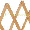 Safety grid extendable bamboo panel 87-97 cm high protective fence to protect dogs stair guard