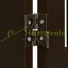 Space divider 92 cm high safety grid 4-panel protective fence to protect dogs or children brown