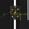 Space divider 92 cm high safety grid 4-panel protective fence to protect dogs or children black