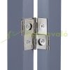 Space divider 92 cm high safety grid 3-panel protective fence for the protection of dogs or children, gray