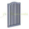 Space divider 92 cm high safety grid 3-panel protective fence for the protection of dogs or children, gray