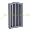 Space divider 92 cm high safety grid 4-panel protective fence to protect dogs or children gray
