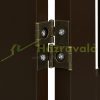 Security grid with partition door 3-panel protective fence for protecting dogs or children, brown