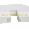 Safety grid with partition door 3-panel protective fence to protect dogs or children, white