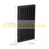 With partition door, 92 cm high safety grid, 3-panel protective fence for protecting dogs or children, black