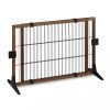 Space divider brown variable width 71 cm high safety grid extendable pen for the protection of dogs or children 