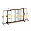 Space divider brown variable width 71 cm high safety grid extendable pen for the protection of dogs or children 