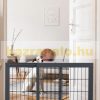 Space divider gray variable width safety grid for the protection of pull-out pen dogs or children 