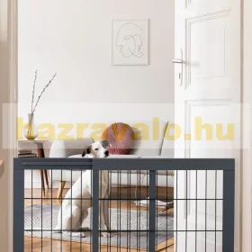 Térelválasztó szürke változtatható szélességű biztonsági rács kihúzható karám kutyák vagy gyerekek