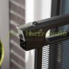 Safety guard grid for pets stair guard gate adjustable width 75-103 cm black closing grid for dogs