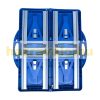 Camping table suitcase table 4 folding chairs for picnic blue