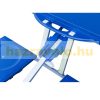 Camping table suitcase table 4 folding chairs for picnic blue