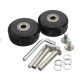 Suitcase spare wheel wheel repair kit 2 pcs 40x18 bearing solid rubber replacement parts